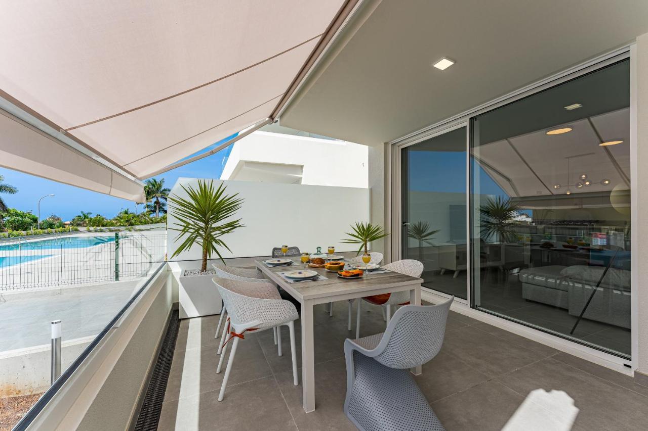 Modern New Apartment Las Terrazas De Costa Adeje. Heated Pool, Big Terrace And Private Parking Bagian luar foto
