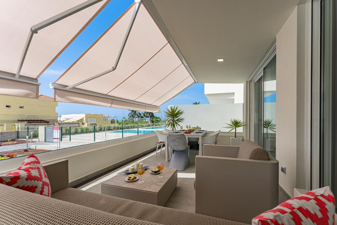 Modern New Apartment Las Terrazas De Costa Adeje. Heated Pool, Big Terrace And Private Parking Bagian luar foto