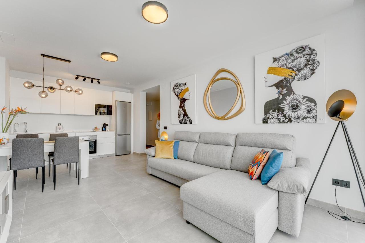 Modern New Apartment Las Terrazas De Costa Adeje. Heated Pool, Big Terrace And Private Parking Bagian luar foto