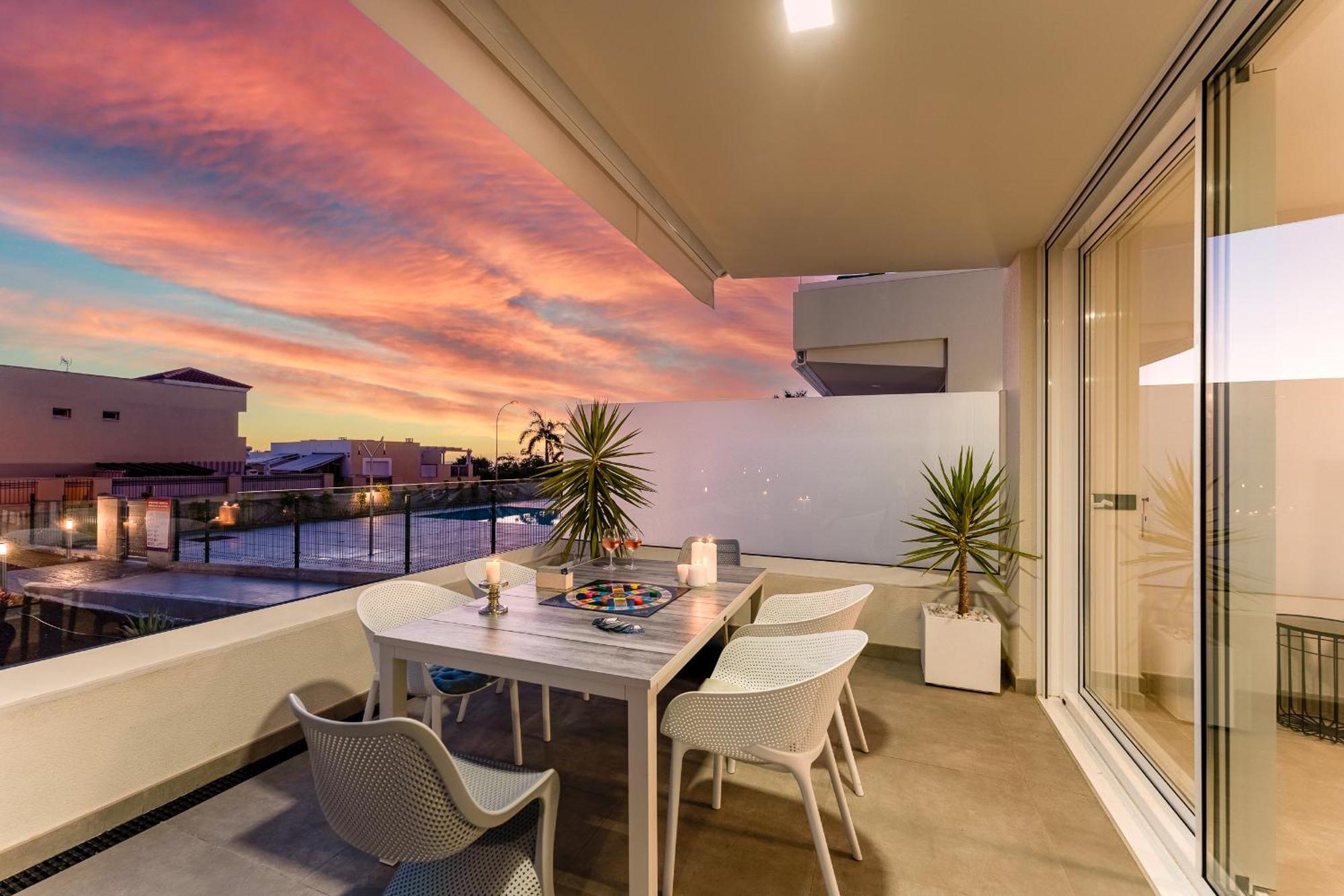 Modern New Apartment Las Terrazas De Costa Adeje. Heated Pool, Big Terrace And Private Parking Bagian luar foto